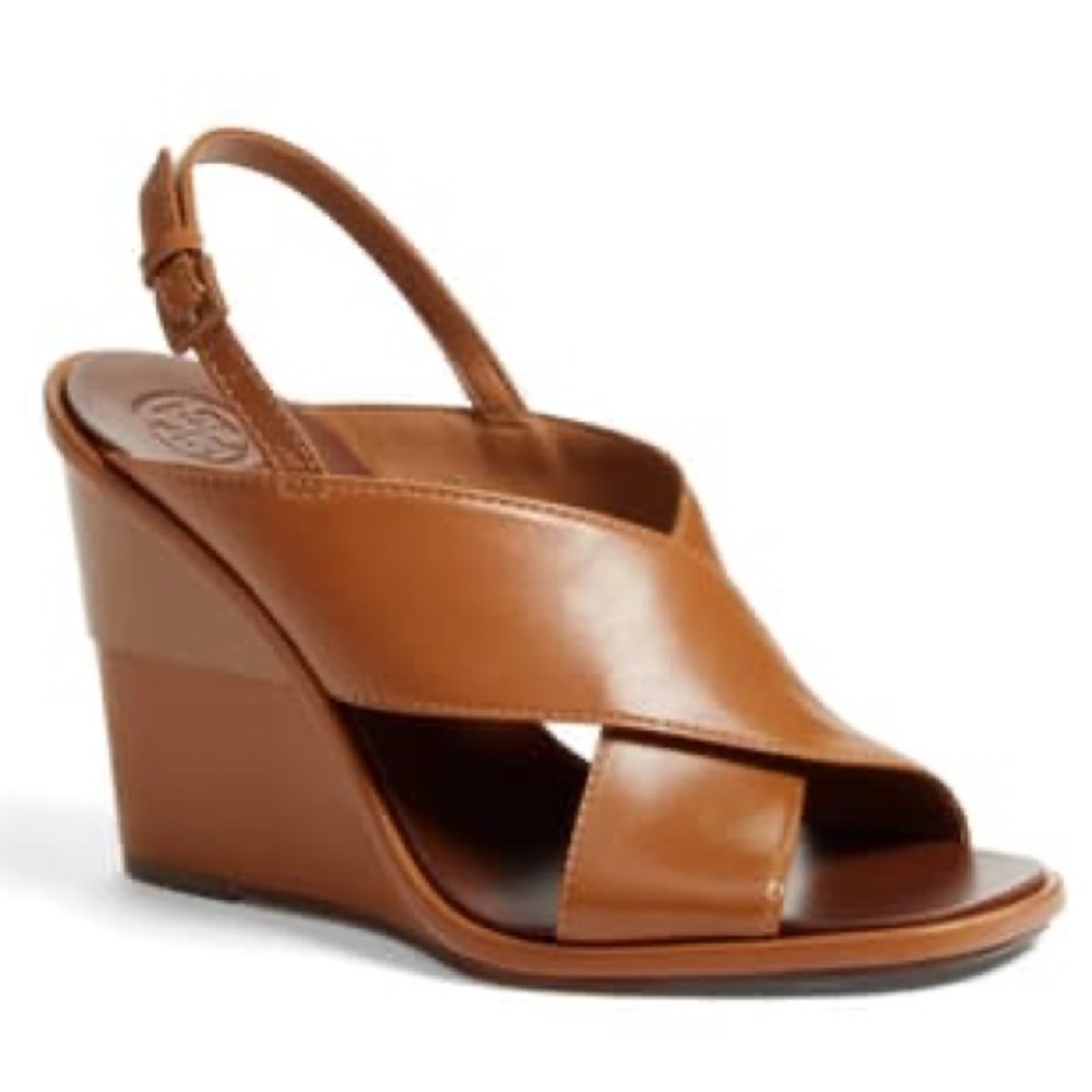 Tory Burch Gabrielle Slingback Wedge Sandal 8.5